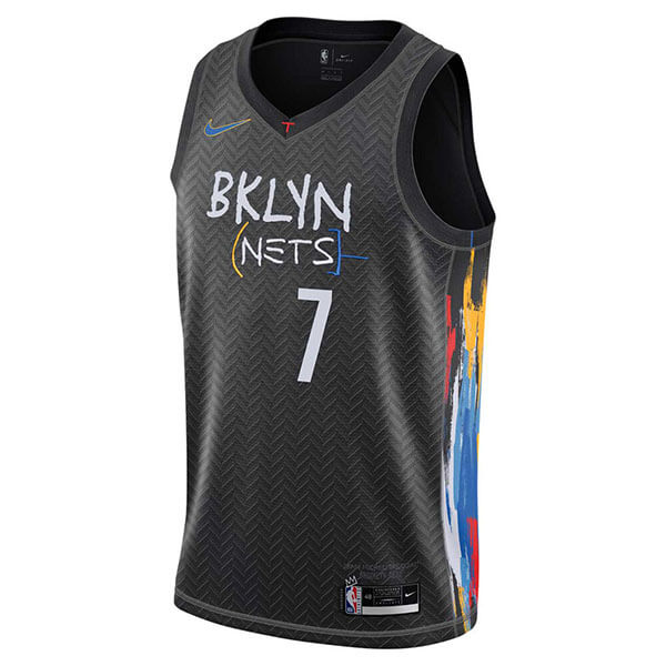 2021 Kevin Durant Jersey #7 Brooklyn Nets City Edition Size S-2XL 