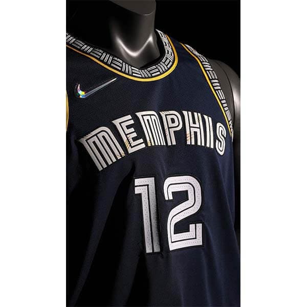 2021 Ja Morant Memphis Grizzlies #12 Black Basketball Jersey City Edition 