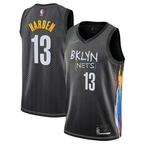 2021 James Harden Jersey Brooklyn Nets #13  City Edition Size S-2XL 