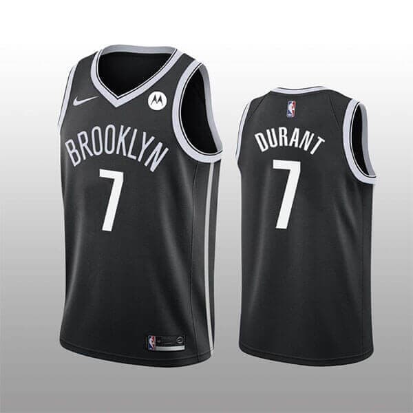 Classic Kevin Durant #7 Brooklyn Nets Basketball Jerseys Stitched Black 